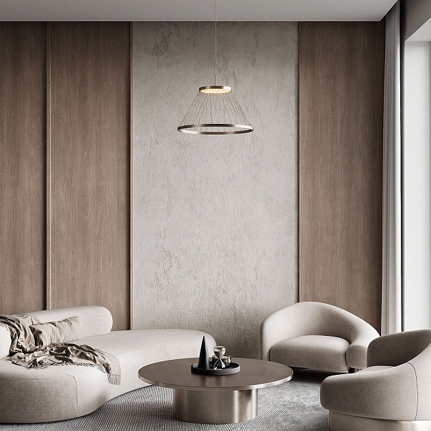 Подвесной светодиодный светильник Eurosvet Cesta 40017/1 LED коричневый изображение 6 Подвесной светодиодный светильник Eurosvet Cesta 40017/1 LED коричневый Фото № 6