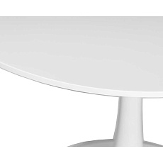 Стол обеденный DOBRIN MIA (белая столешница, белое основание) 219TD-LMZL MIA 1