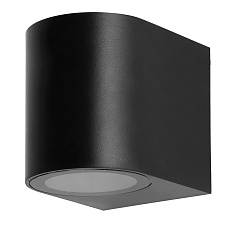 Светильник садово-парковый Feron.ONE DH014-P,на стену, GU10 220-240V, черный пластик 51543