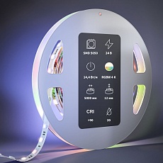 Светодиодная лента Maytoni 14,4W/m 60LED/m 5050SMD дневной белый + RGB 5M 201133 1