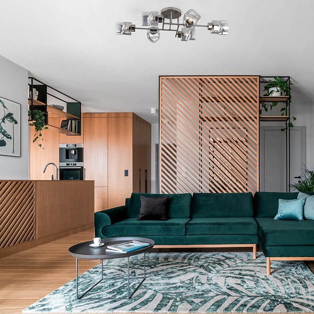 Потолочная люстра Eurosvet Hilari 30165/6 черный жемчуг Фото № 5