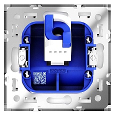 Розетка компьютерная встраиваемая Voltum S70 RJ45 кат.6, (белый матовый) VLS060102 2