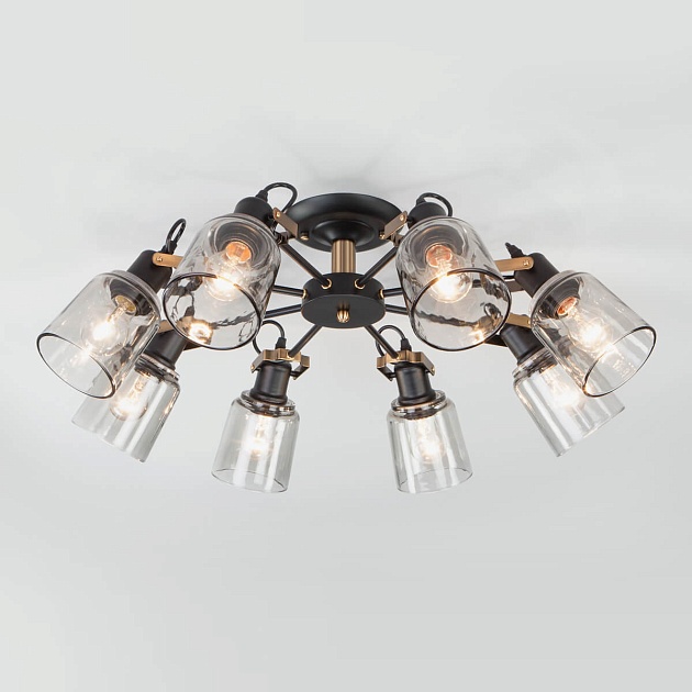 Потолочная люстра Eurosvet Astor 70111/8 черный Фото № 1