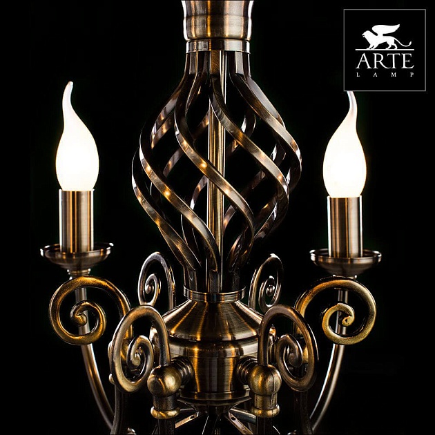 Подвесная люстра Arte Lamp Zanzibar A8392LM-6AB Фото № 2