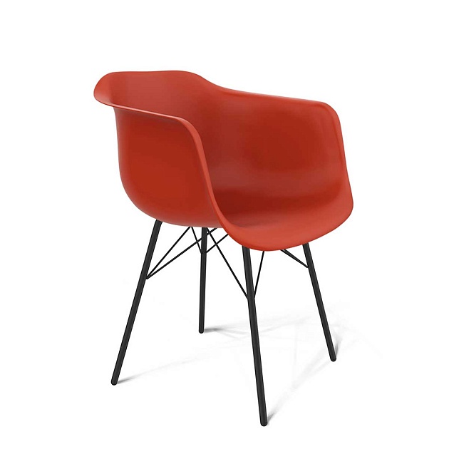 Стул Sheffilton SHT-ST31/S64 красный/черный муар 7554867703 Фото № 1