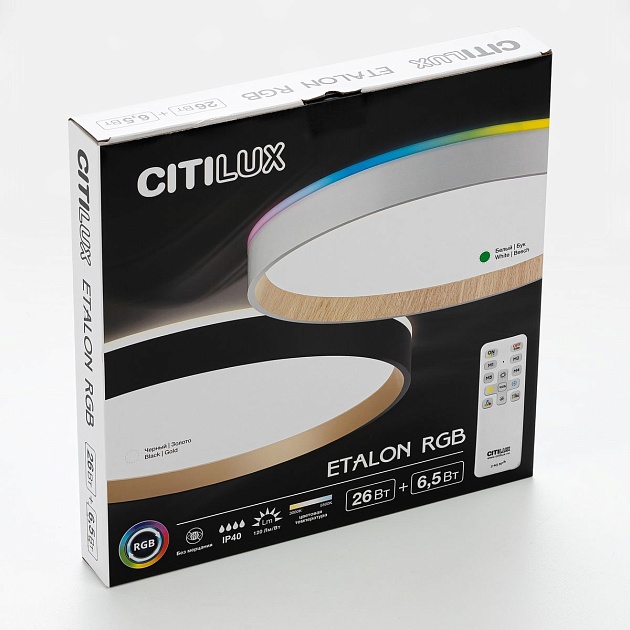 Потолочный светодиодный светильник Citilux Etalon CL750320R Фото № 4