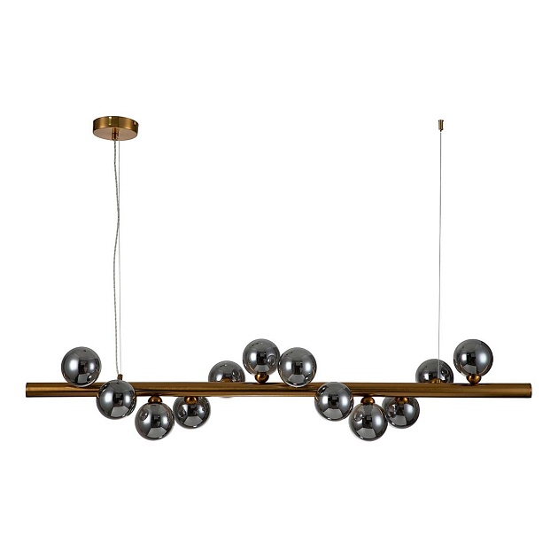 Подвесная люстра Indigo Onda 11006/12P Brass V000117 Фото № 2