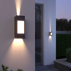 Уличный настенный светодиодный светильник Elektrostandard 1638 Techno Led a054929 1