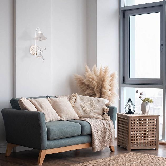 Бра Arte Lamp Amur A1133AP-1WG изображение 6 Бра Arte Lamp Amur A1133AP-1WG Фото № 6