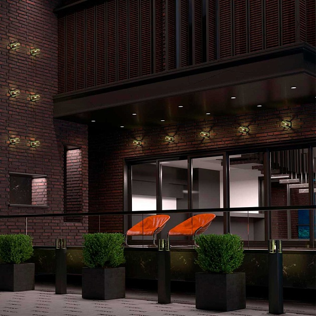 Уличный настенный светильник Novotech Street Visio 370958 Фото № 5