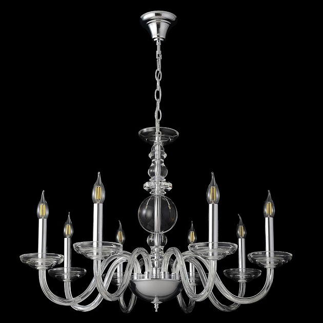 Подвесная люстра Crystal Lux ARABESQUE SP8 CHROME Фото № 6