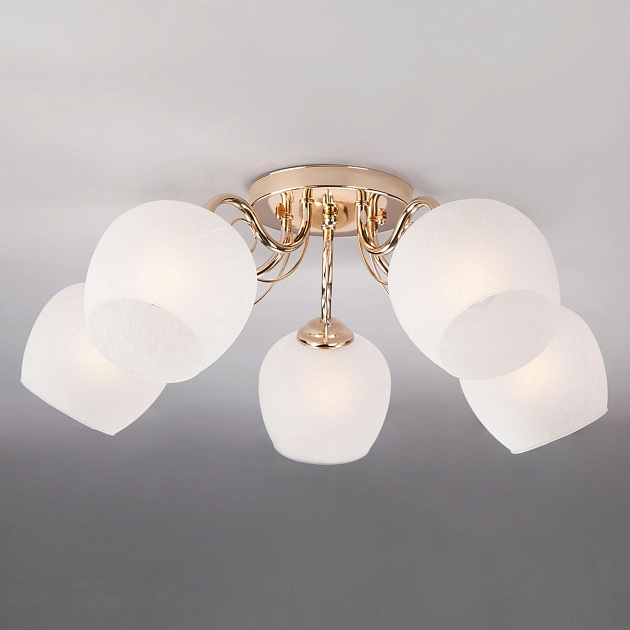 Потолочный светильник Eurosvet 30138/5 золото изображение 1 Потолочный светильник Eurosvet 30138/5 золото Фото № 1