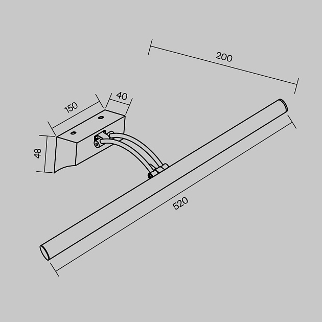 Подсветка для картин Maytoni Fino MIR003WL-L12CH Фото № 2