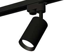 Комплект трекового однофазного светильника Ambrella light SBK/PBK черный песок/черный полированный XT6323003 (A2521, C6323, N6103) 3