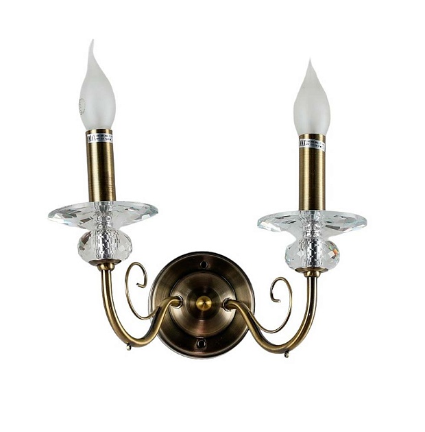 Бра ЭкономСвет 15008/2wAB+CL Фото № 1