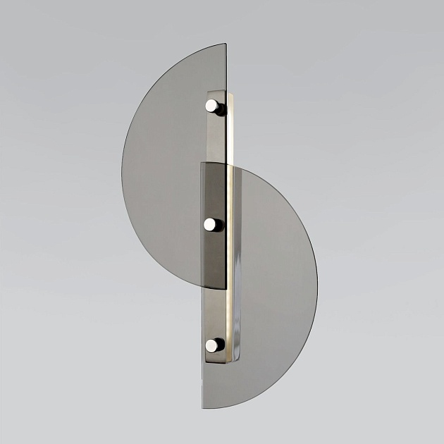 Настенный светодиодный светильник Eurosvet Colour 40160 LED дымчатый Фото № 1