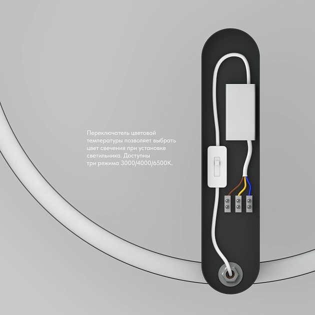 Настенный светодиодный светильник Denkirs Round DK5035-BK Фото № 2
