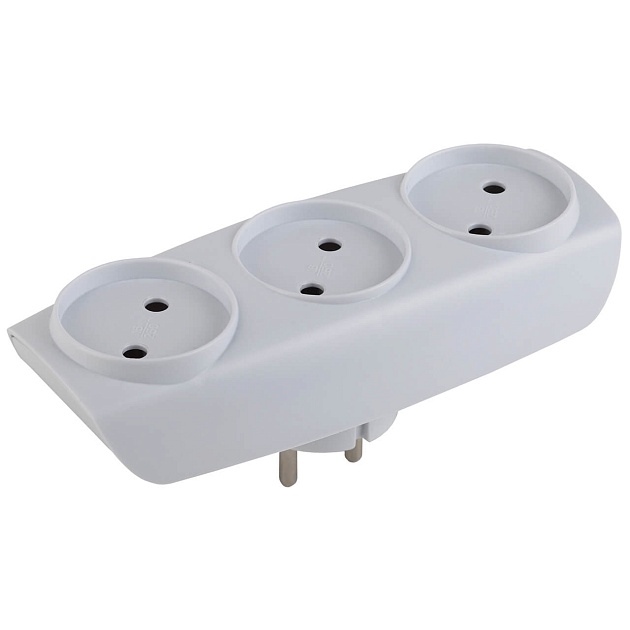 Сетевой разветвитель ЭРА SP-3-W C0045527 Фото № 1