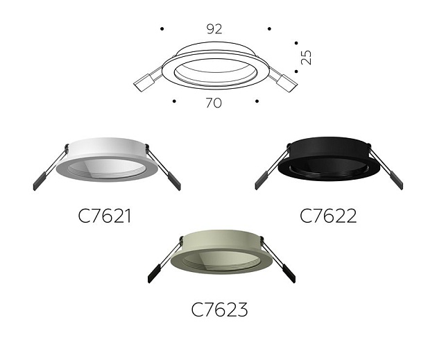 Корпус светильника Ambrella light DIY Spot C7623 Фото № 5