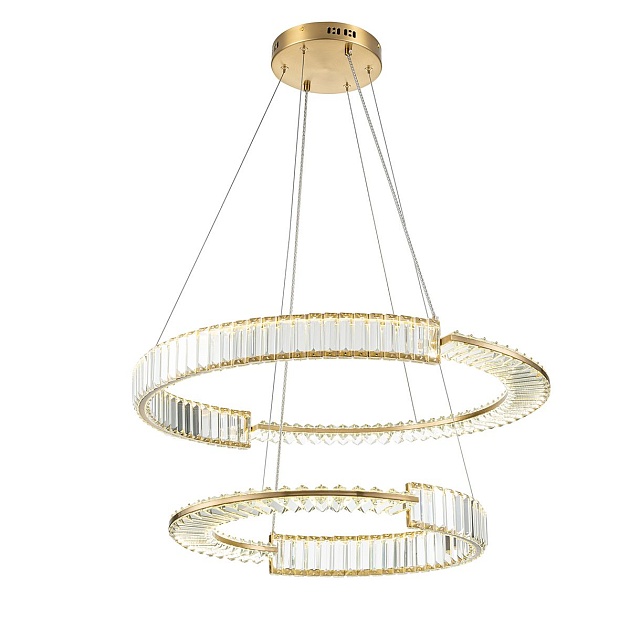 Подвесной светильник Indigo Frizzante 12015/2PL Brass V000076L изображение 1 Подвесной светильник Indigo Frizzante 12015/2PL Brass V000076L Фото № 1