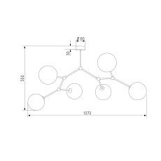 Подвесная люстра TK Lighting 10071 Fairy 1