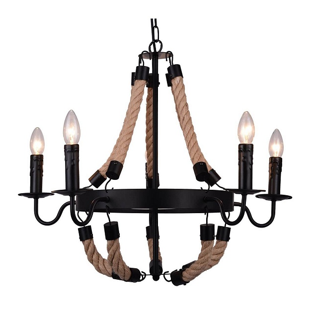 Подвесная люстра Arte Lamp Marsiglia A8956LM-5BK Фото № 2