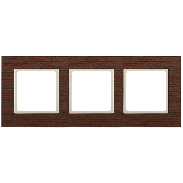 Рамка 3-постовая ЭРА Elegance 14-5303-09 Б0034580 Фото № 2