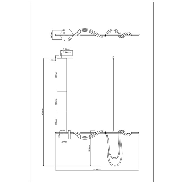 Подвесной светодиодный светильник Arte Lamp Klimt A2850SP-45PB Фото № 2