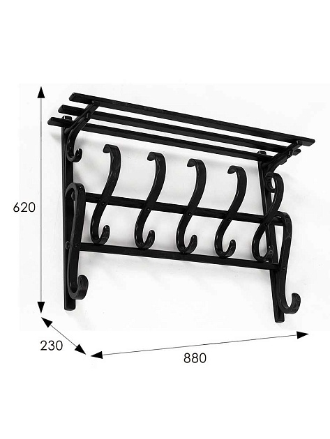 Настенная вешалка Мебелик В 7Н 006780 изображение 3 Настенная вешалка Мебелик В 7Н 006780 Фото № 3