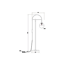 Торшер Vele Luce Diablo VL5693F01 4