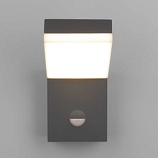 Уличный настенный светодиодный светильник Elektrostandard Sensor 1541 Techno Led серый a053947 2