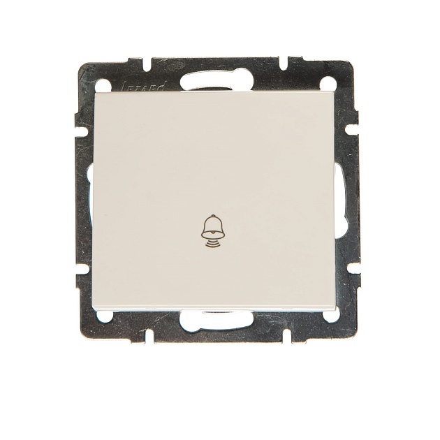 Кнопка звонка Lezard Rain белый 703-0288-103 изображение 1 Кнопка звонка Lezard Rain белый 703-0288-103 Фото № 1