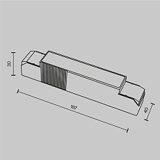 Блок питания Maytoni Technical Dali 23-40V 42-50W IP20 0,95-1,2A PSL-DL40-S-950-1200mA 1