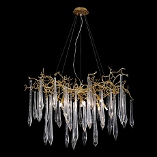 Подвесная люстра Crystal Lux Reina SP8 D1000 Gold Pearl 4