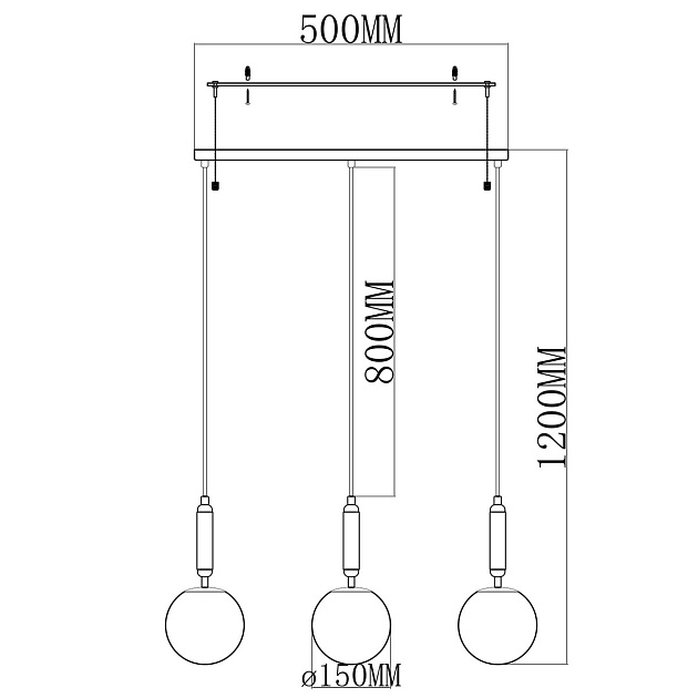 Подвесной светильник Moderli Scrumbel V6041-3P Фото № 2
