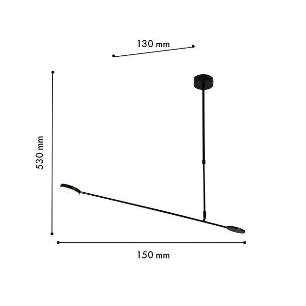 Подвесная светодиодная люстра Favourite Vorago 4572-1C Фото № 2
