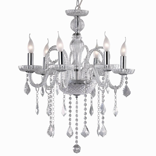 Подвесная люстра Ideal Lux Giudecca SP6 Trasparente 027821 изображение 1 Подвесная люстра Ideal Lux Giudecca SP6 Trasparente 027821 Фото № 1