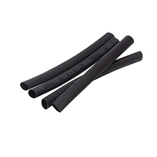 Набор №2 термоусаживаемых трубок ТУТ нг (2:1), черный, 260 шт., REXANT 29-0132 1