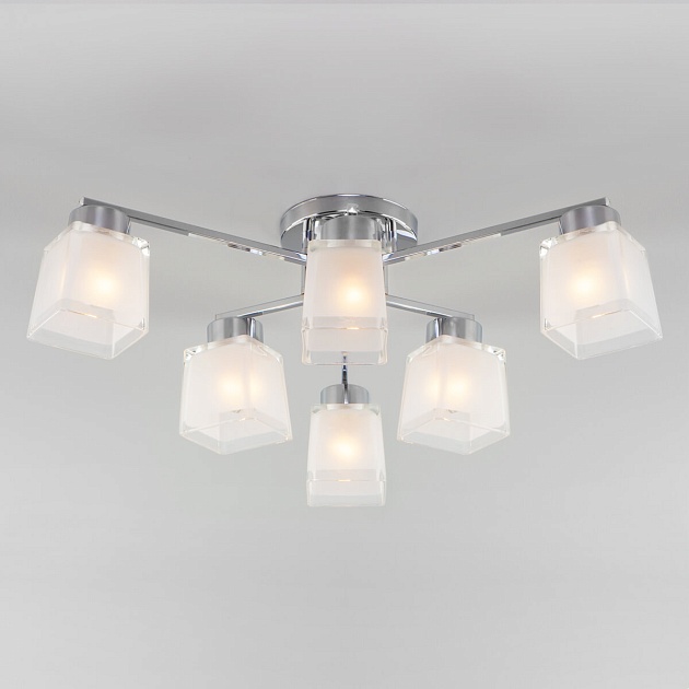Потолочная люстра Eurosvet Delfi 30162/6 хром Фото № 1