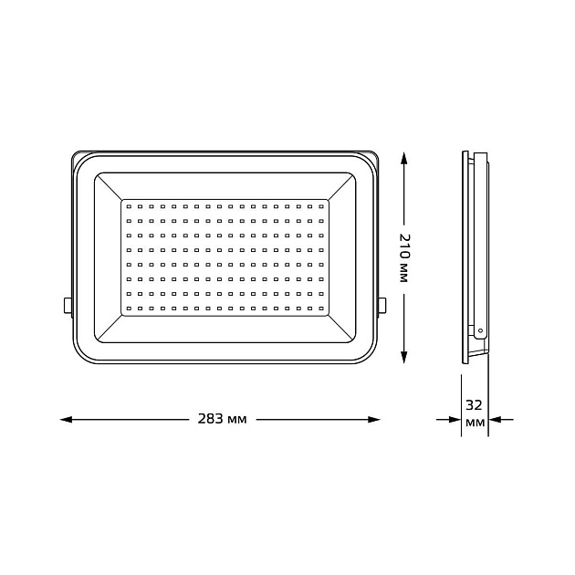 Прожектор светодиодный Gauss Qplus 100W 6500К 613511100 изображение 4 Прожектор светодиодный Gauss Qplus 100W 6500К 613511100 Фото № 4