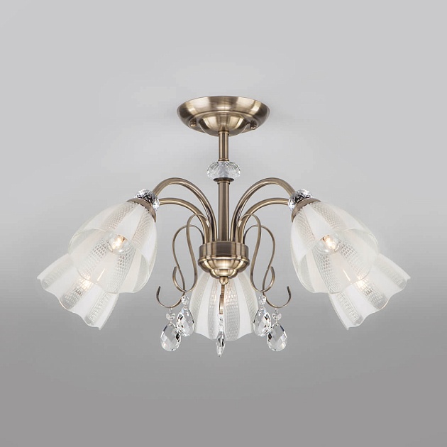 Потолочный светильник Eurosvet 30155/5 античная бронза Фото № 1