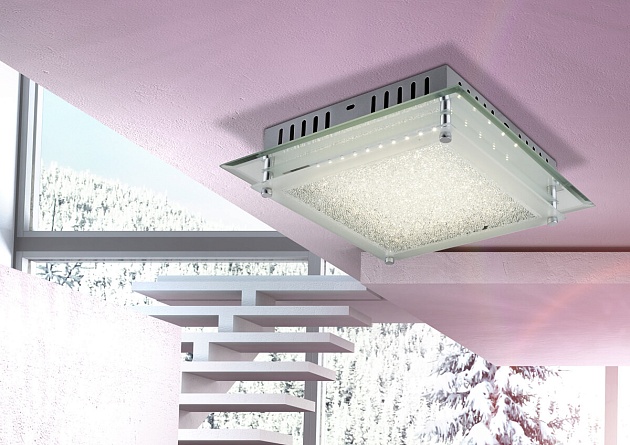 Потолочный светодиодный светильник Globo Aisha 49357-12 изображение 2 Потолочный светодиодный светильник Globo Aisha 49357-12 Фото № 2