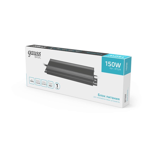 Блок питания Gauss 150W 12V IP20 BT524 Фото № 5