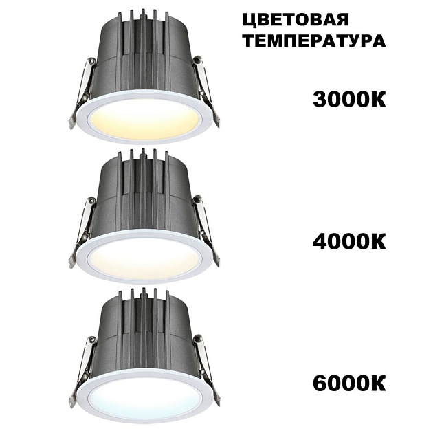 Встраиваемый светодиодный светильник Novotech Spot Lang 359428 Фото № 4