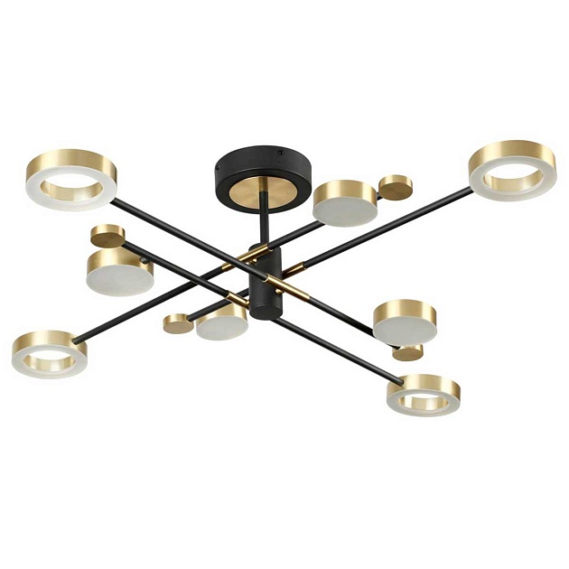 Потолочная светодиодная люстра Odeon Light Midcent Denzel 4321/63CL изображение 1 Потолочная светодиодная люстра Odeon Light Midcent Denzel 4321/63CL Фото № 1