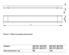 Настенно-потолочный светодиодный светильник IEK ДБО LDBO0-4001-18-4000-K01 1