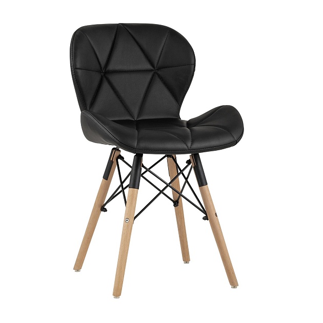 Кухонный стул Stool Group Бон экокожа черный DC-19122601 black изображение 1 Кухонный стул Stool Group Бон экокожа черный DC-19122601 black Фото № 1