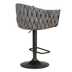 Стул барный DOBRIN LEON (графитовая ткань (LAR-275-21)) 9690-LM LEON 4