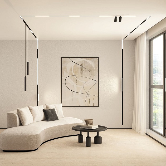 Трековый светодиодный светильник Denkirs Smart Linear DK8004-BK изображение 6 Трековый светодиодный светильник Denkirs Smart Linear DK8004-BK Фото № 6