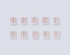 Соединитель прямой AMBRELLA LIGHT ILLUMINATION COB 12/24V для лент 8/10mm (2 конт.) (10шт. в комплекте) GS6361 3